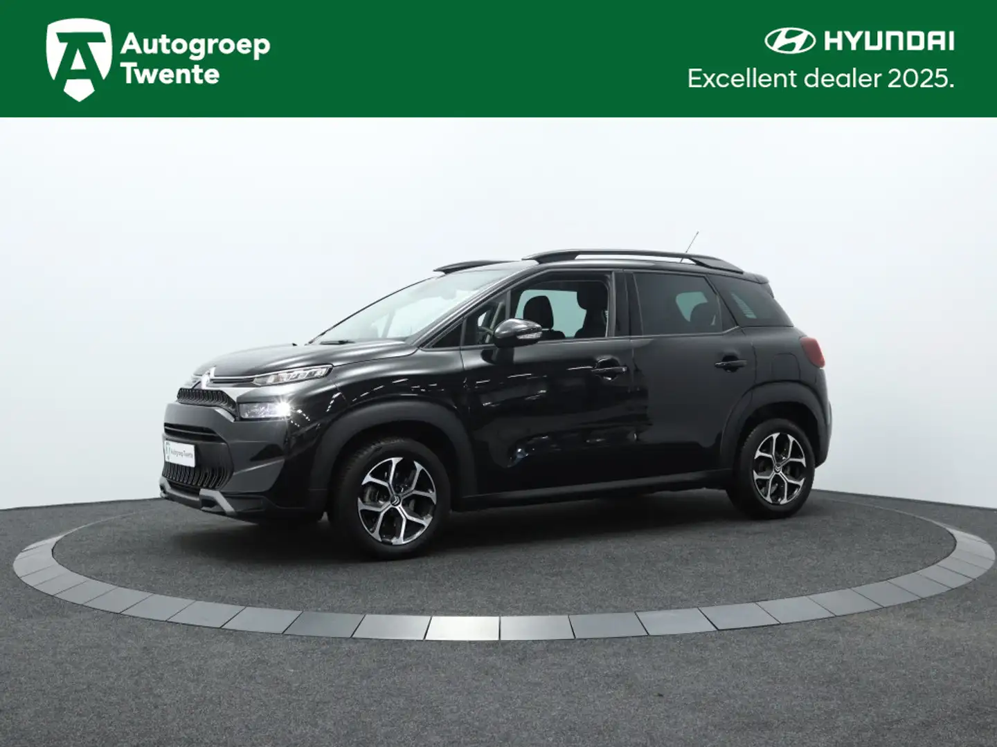 Citroen C3 Aircross 1.2 PureTech 110 Plus | private lease vanaf 429,- Zwart - 1
