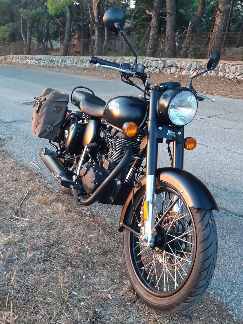 Royal Enfield Bullet 500 Classic STEALTH BLACK crna - 2