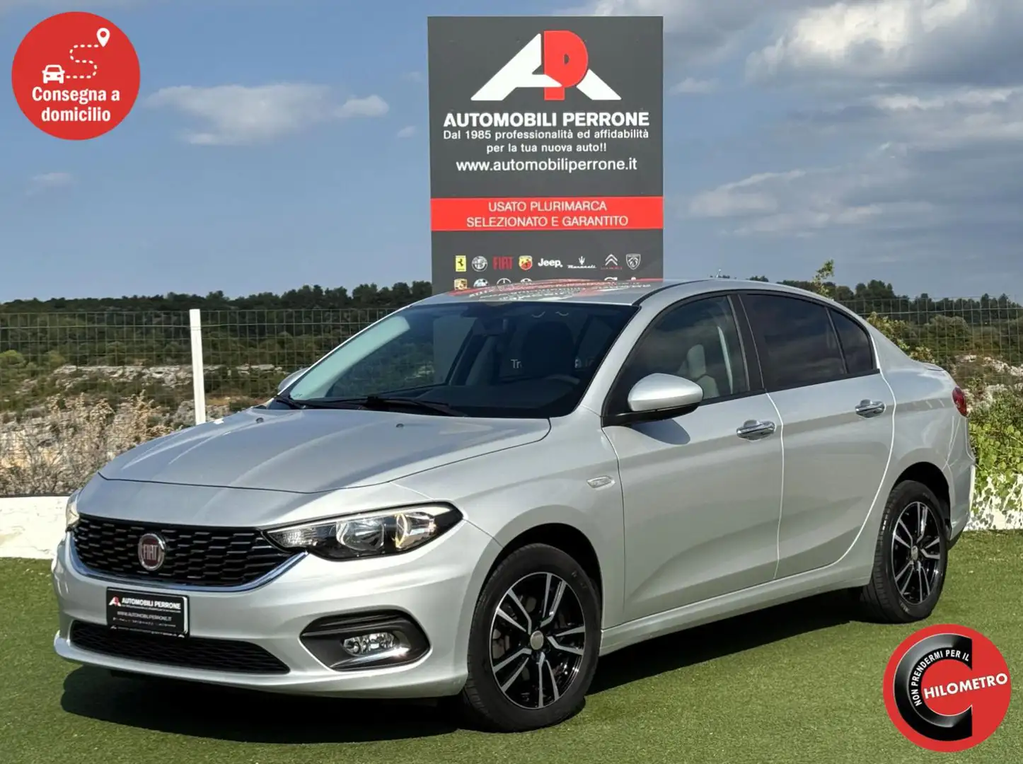 Fiat Tipo 1.3 M-Jet 95cv Lounge Argent - 1