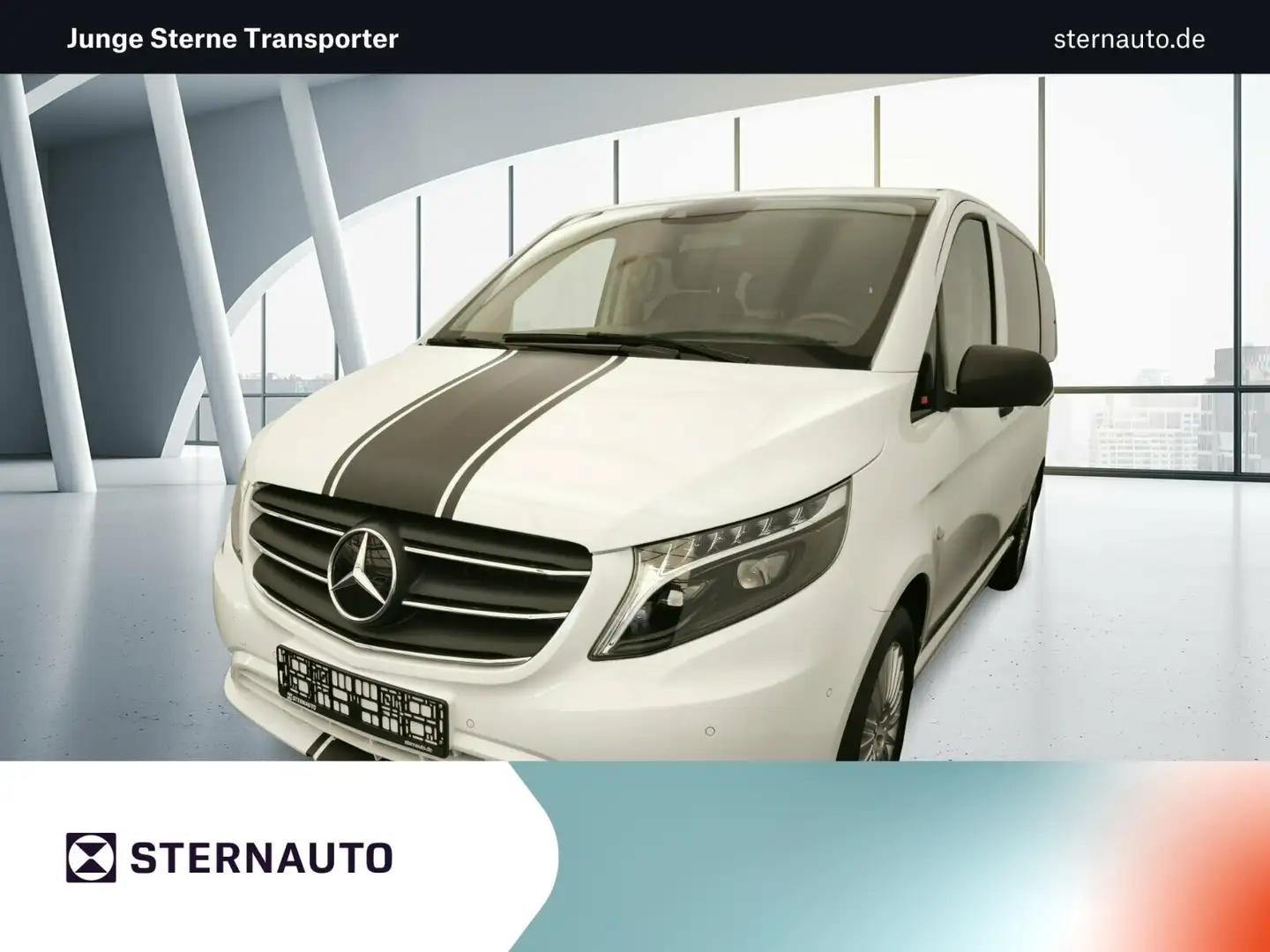 Mercedes-Benz Vito Vito 116 Ed.Tourer P/L Autom. Navi Klima LED KAM Weiß - 1