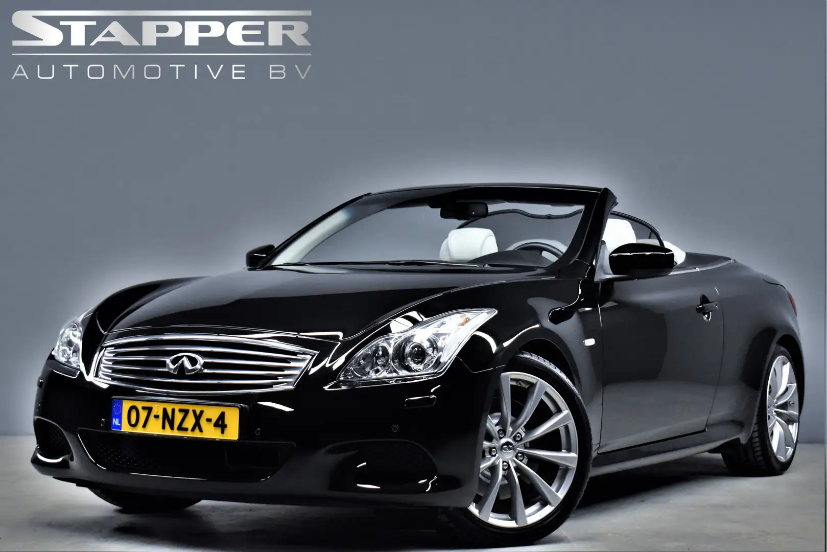 Infiniti G37 GT 320pk V6 Automaat Premium Org.NL Xenon/Navi/Led Negro - 1