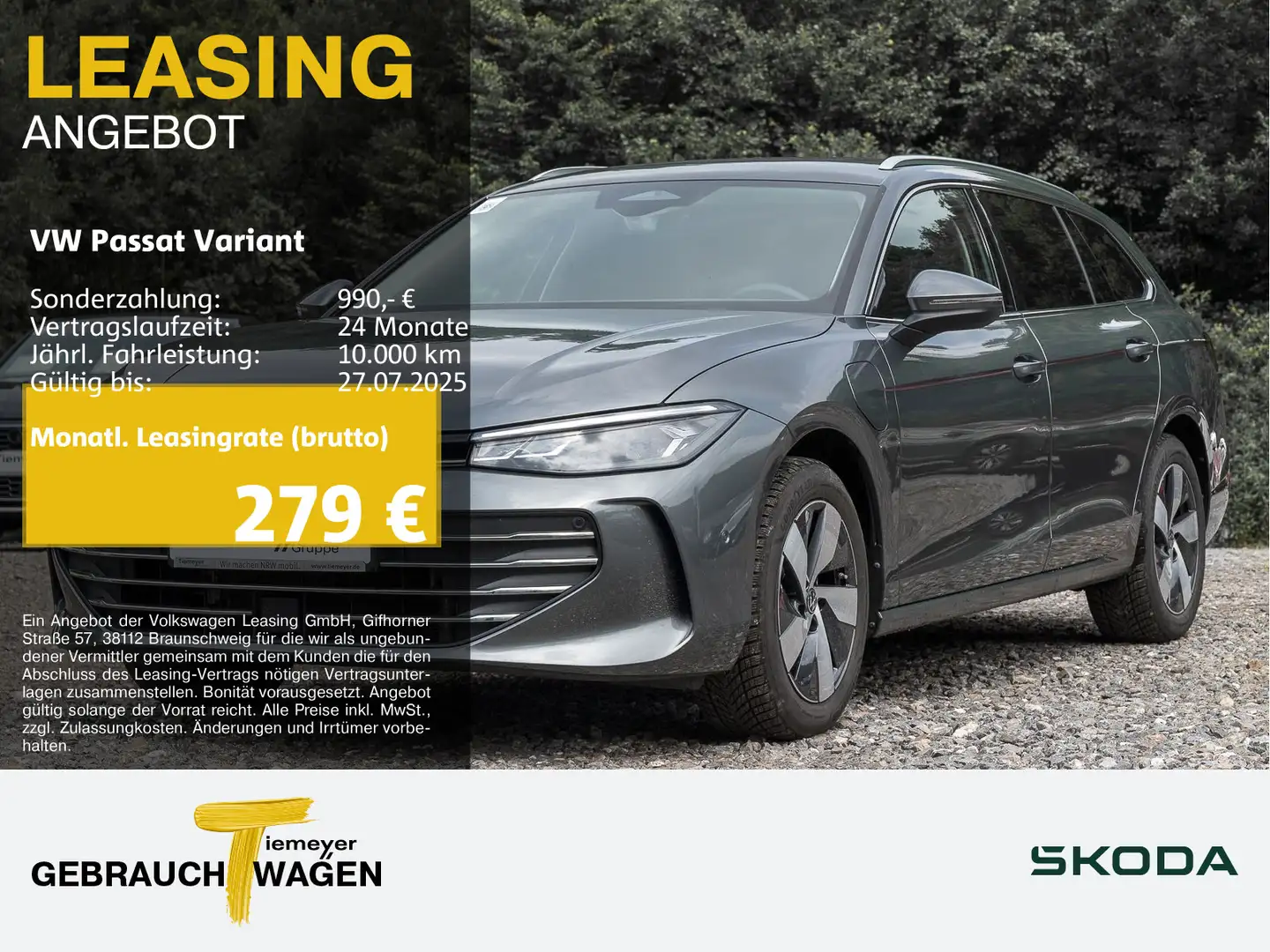 Volkswagen Passat Variant eHybrid BUSINESS KEYLESS AHK KAME Grigio - 1