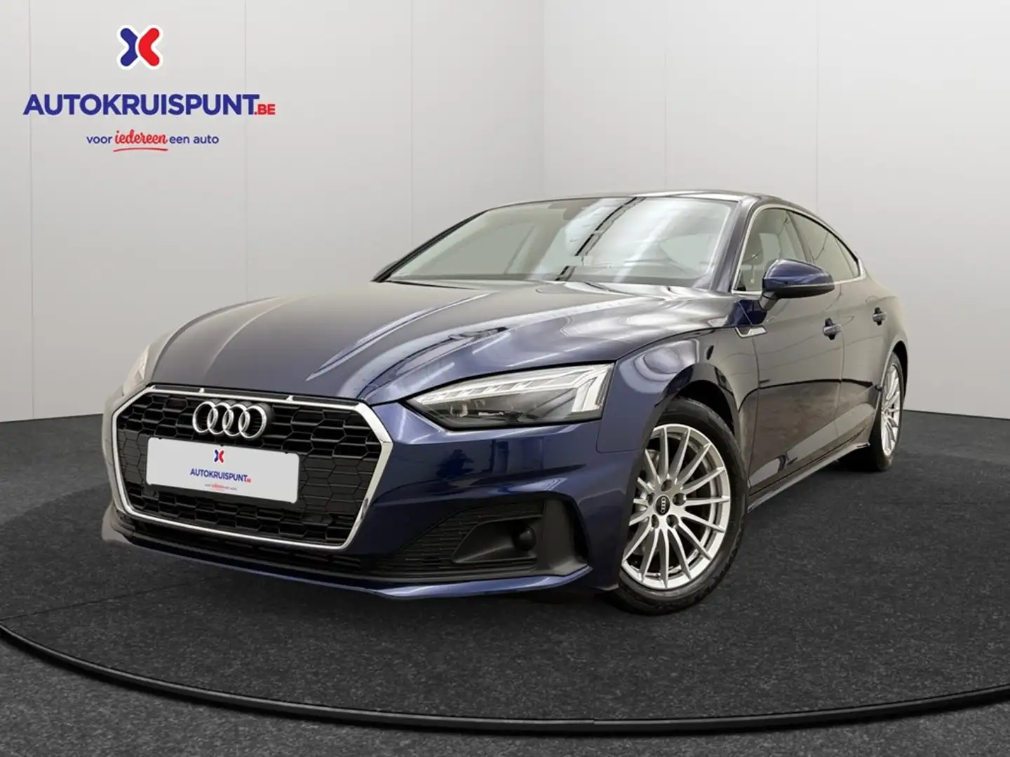 Audi A5 2.0 Tfsi S-Tronic Leder GPS Camera Verw.Zetels Bleu - 1