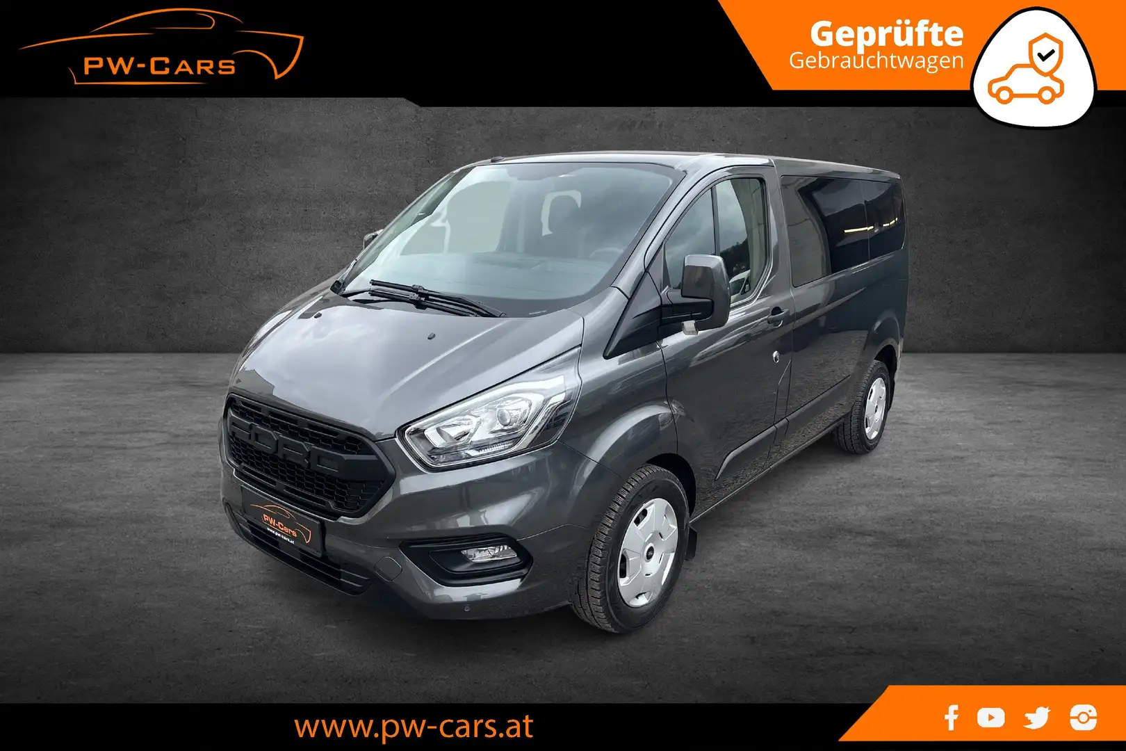 Ford Tourneo Custom 320 L1 Trend KLIMA SERVICE FRISCH GEMACHT Grau - 1