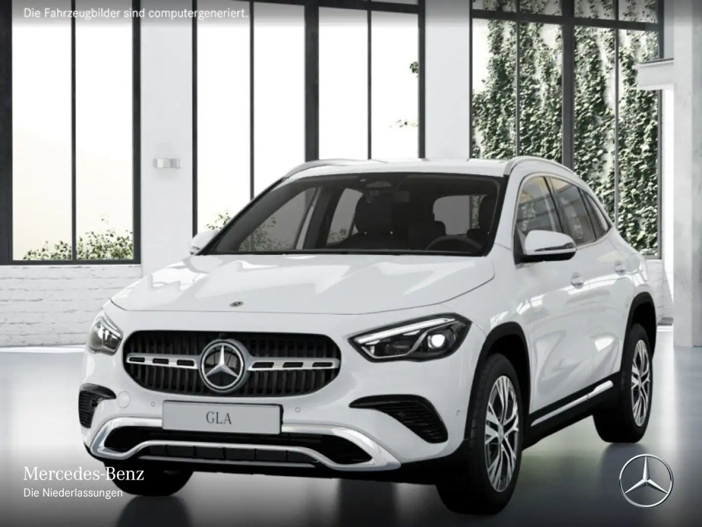 Mercedes-Benz GLA 200 d PROGRESSIVE+360°+MULTIBEAM+TOTW+8G Weiß - 2