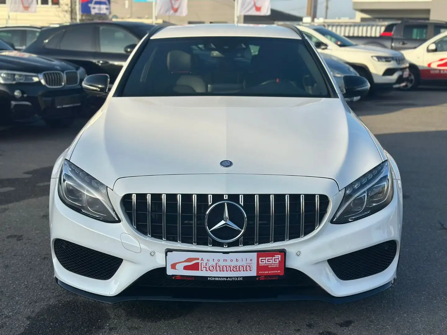Mercedes-Benz C 450 4M BURMESTER+CAM+STANDHZ+AHK+TEMPOMAT Weiß - 2