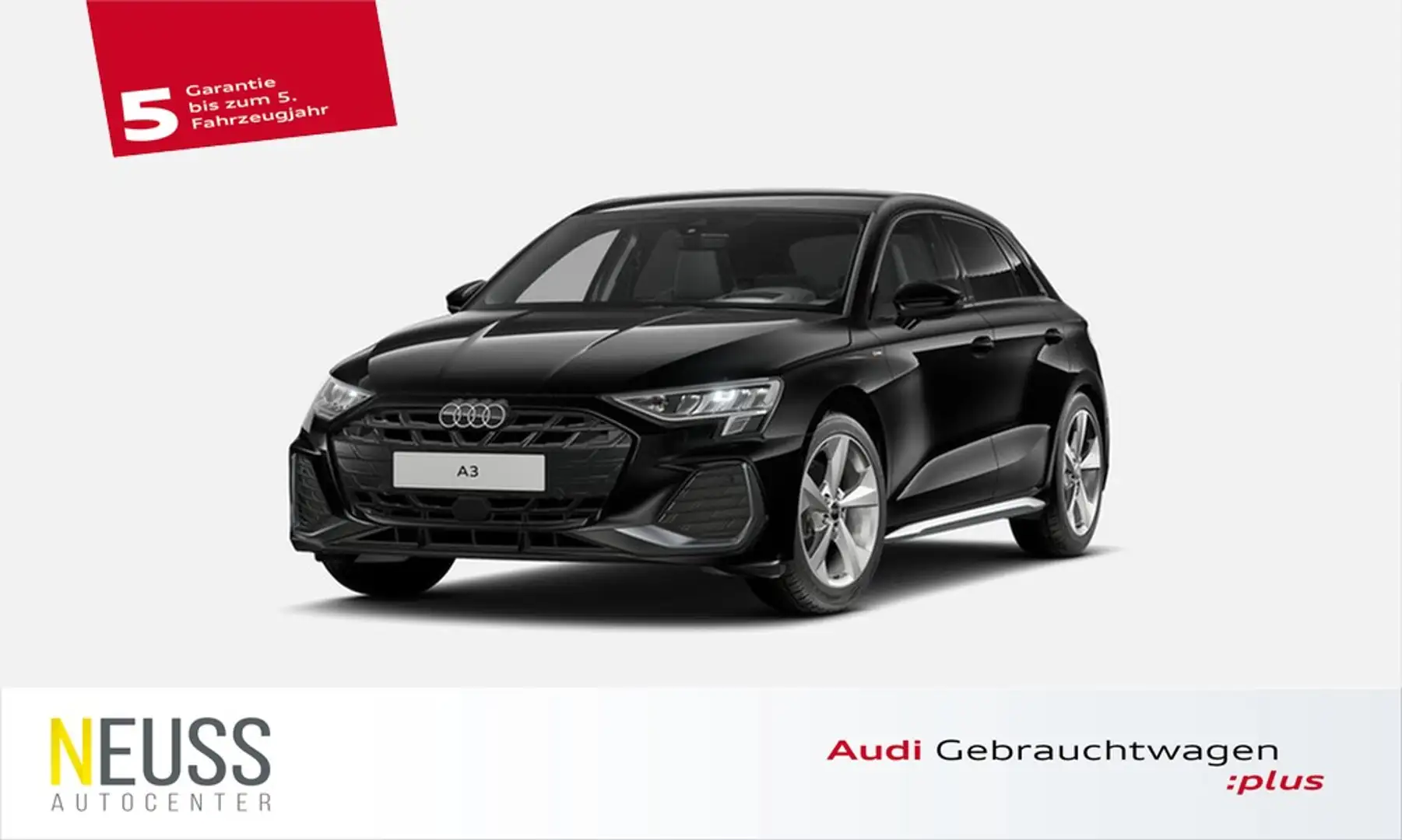 Audi A3 Sportback 35 TFSI S line AKTION+HUD+ACC+RFK+SONOS Schwarz - 1