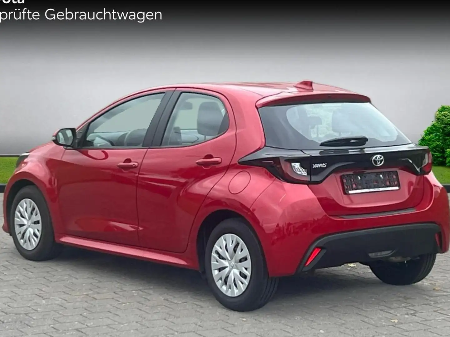 Toyota Yaris Comfort Klima 5-Gang 1,0 ltr. RFK Apple/Android Rood - 2