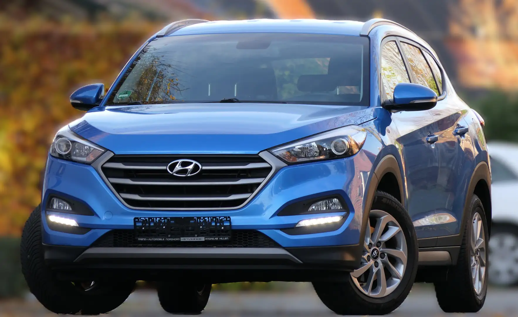 Hyundai TUCSON TUCSON+BLUE+TREND+17"ALU+NAVI+GRA+RFK+PDC+SHZG++++ Blau - 2