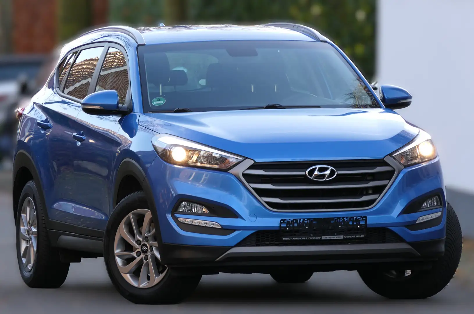 Hyundai TUCSON TUCSON+BLUE+TREND+17"ALU+NAVI+GRA+RFK+PDC+SHZG++++ Blau - 1