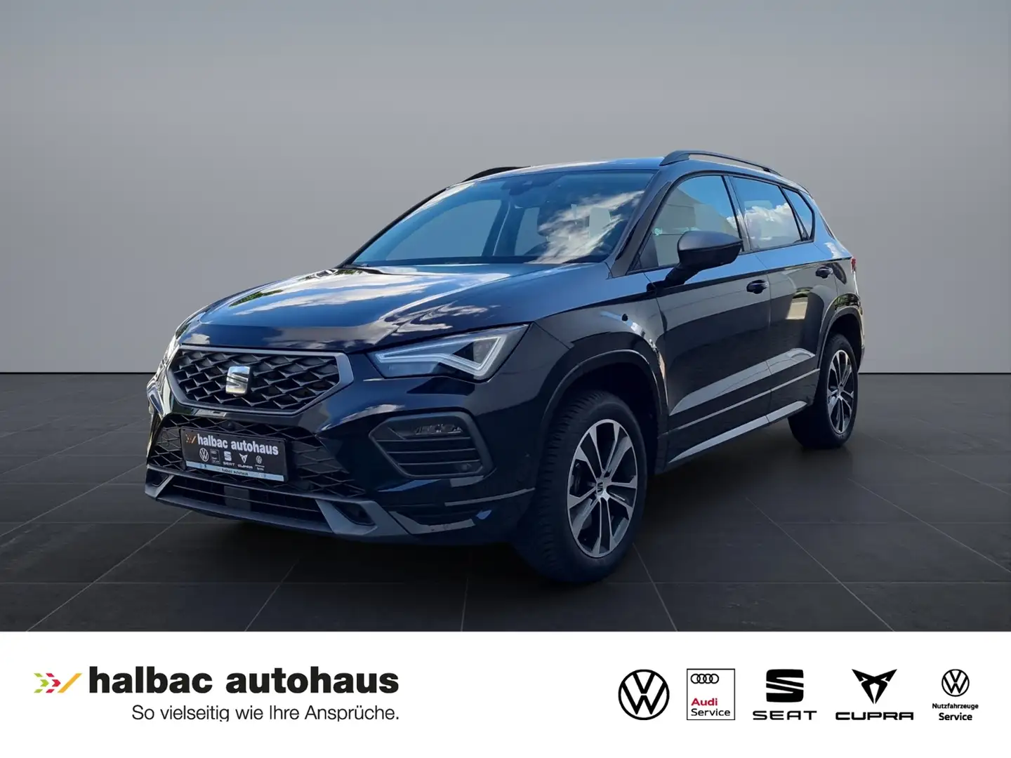 SEAT Ateca 2.0 TDI DSG FR+AHK+NAVI+KAMERA+VOLLLED+PDC+SHZ Schwarz - 1