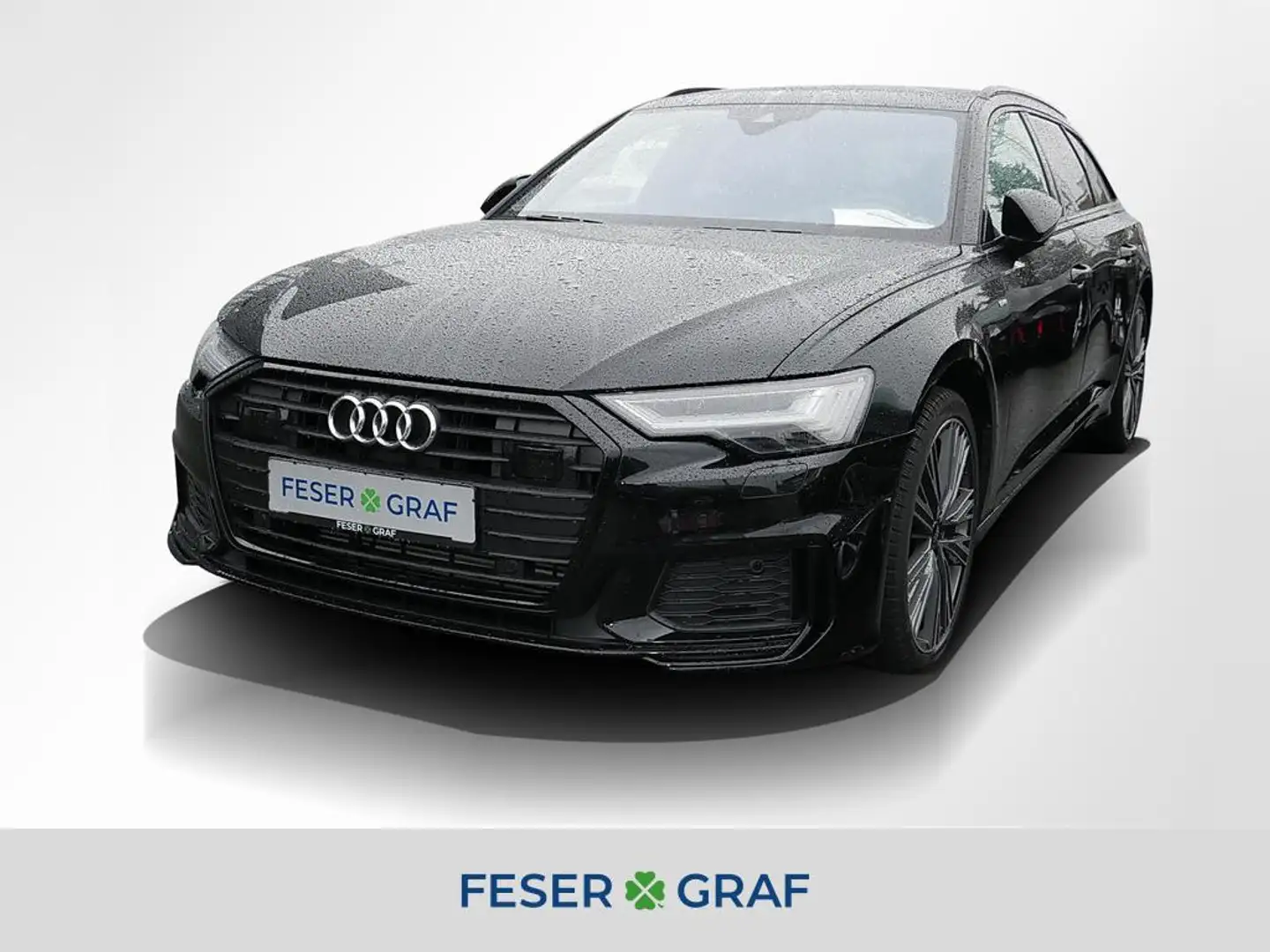 Audi A6 Avant 45 TFSI S line Ext. AHK Matrix Pano Schwarz - 1