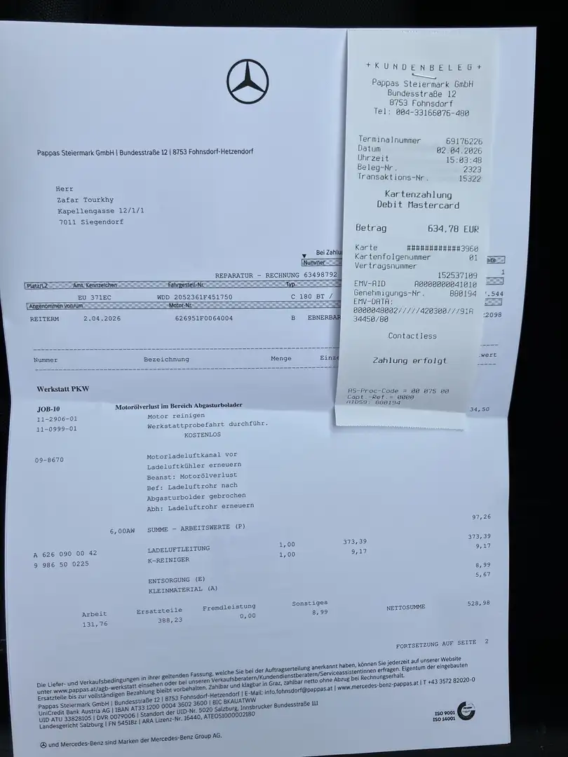 Mercedes-Benz C 180 d T Avantgarde Aut. - 2