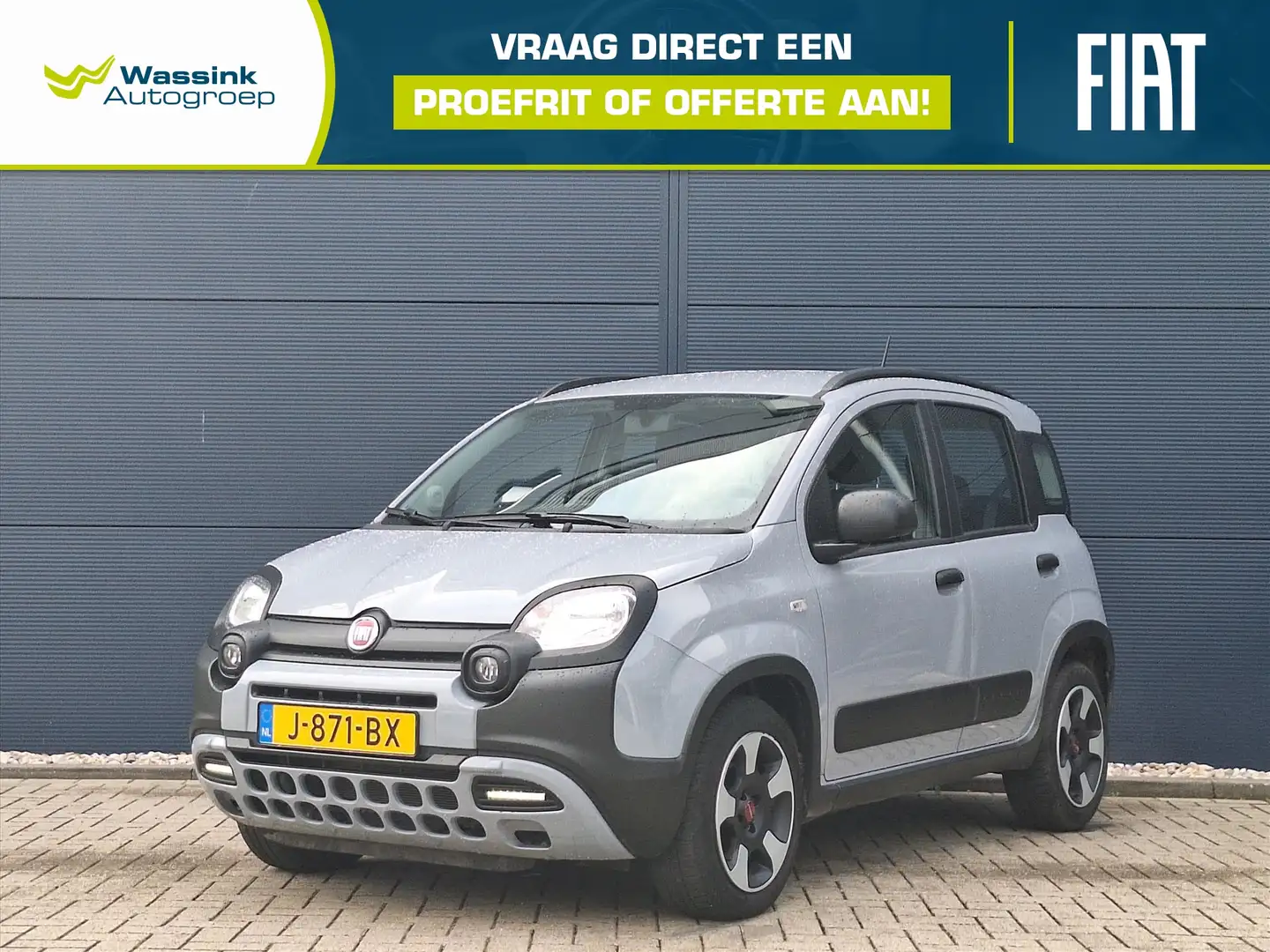 Fiat Panda 1.0 70pk Hybrid City Cross | Airco | BlueTooth | D Grijs - 1