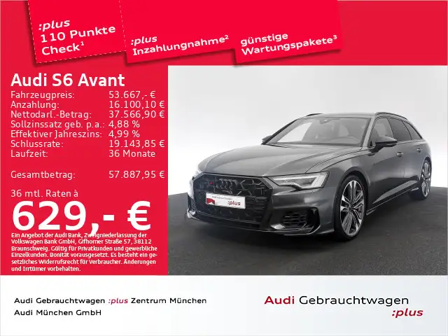 Audi S6 TDI qu. Matrix/Kamera/21"Zoll