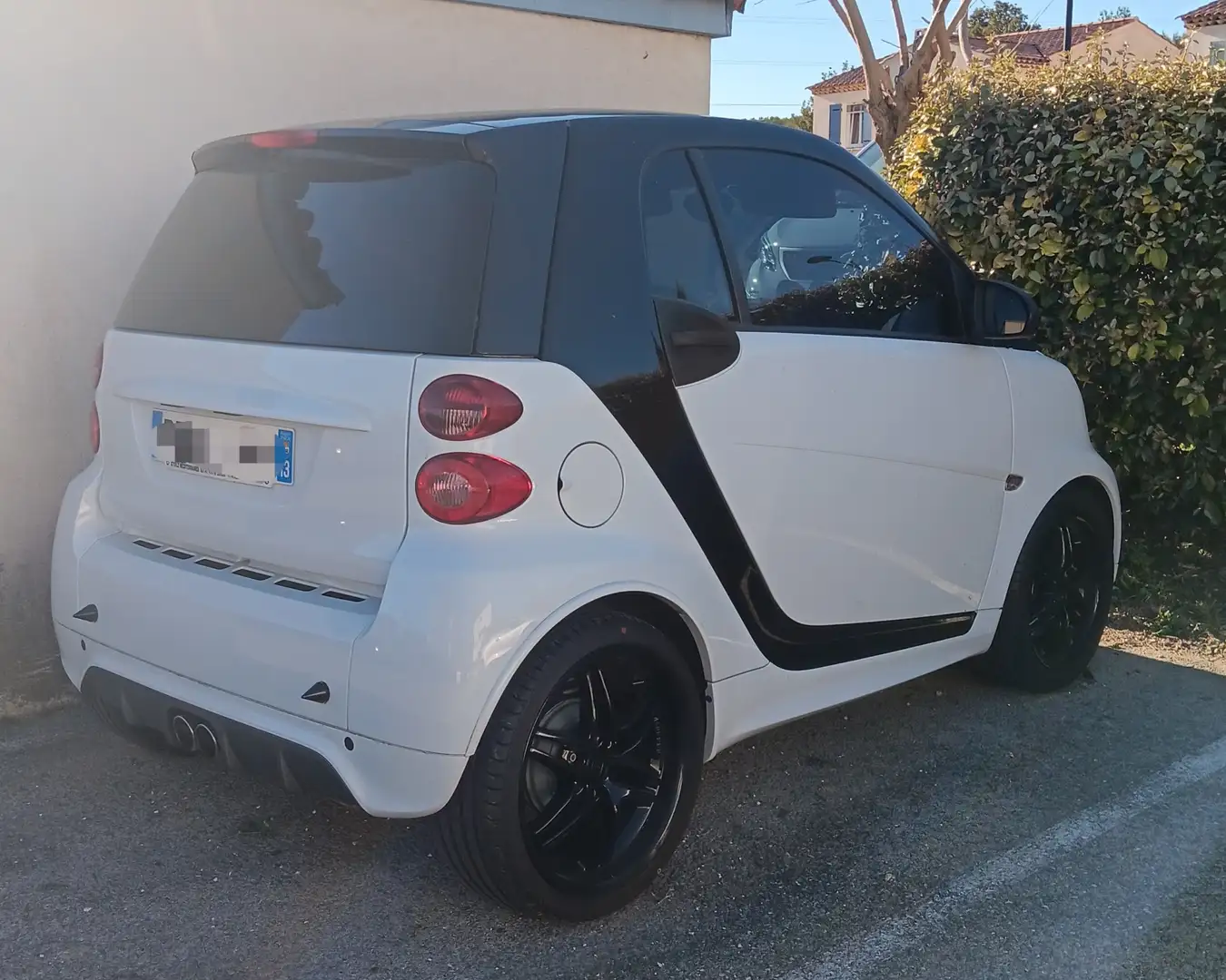 smart forTwo Smart Coupé 1.0 84ch Passion Softouch Blanc - 2