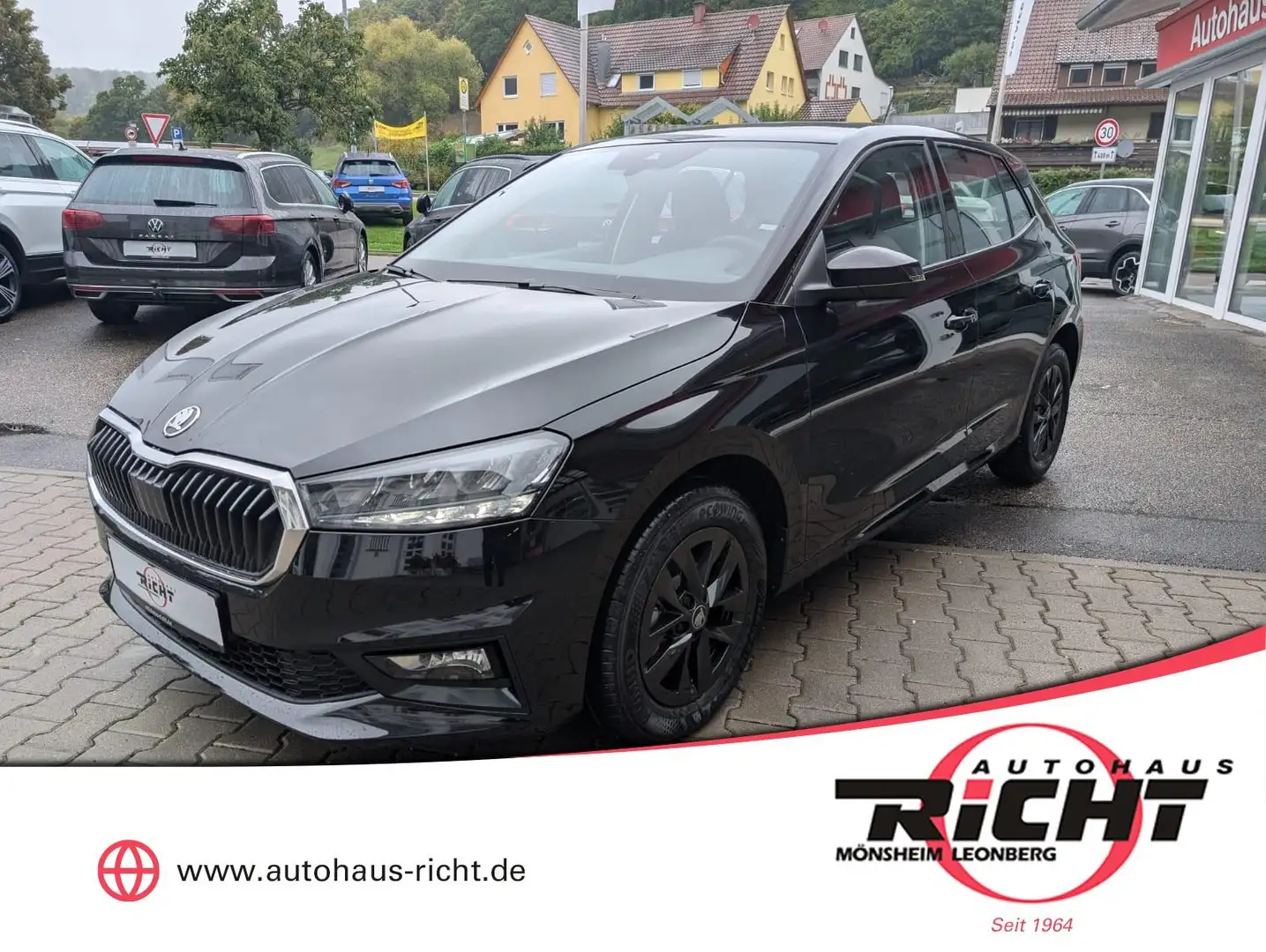 Skoda Fabia 1.0 TSI DSG 130 Jahre Kamera SHZ LED Schwarz - 1