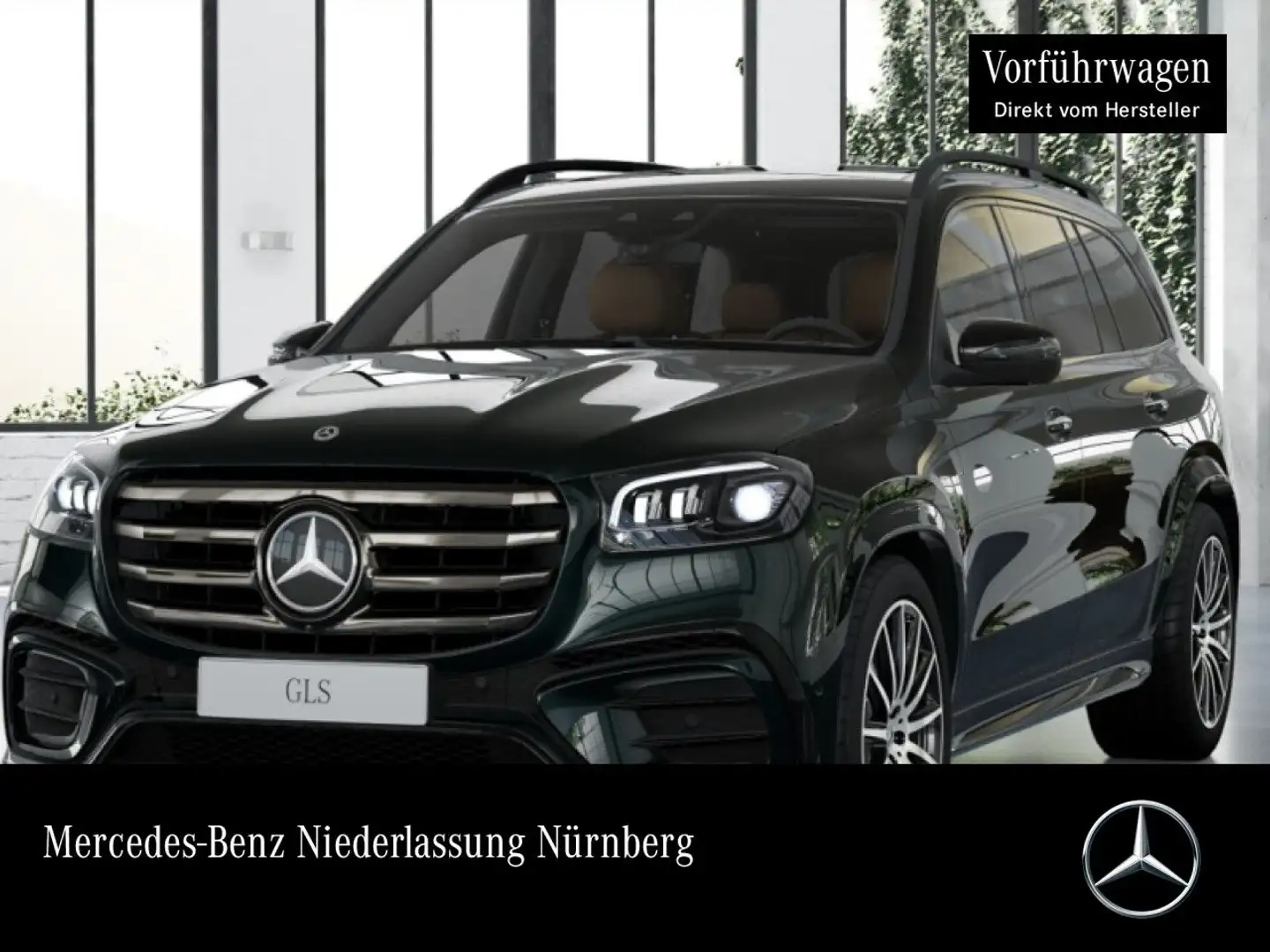 Mercedes-Benz GLS 450 4M AMG+NIGHT+PANO+360+AHK+MULTIBEAM+HUD+9G Grün - 1