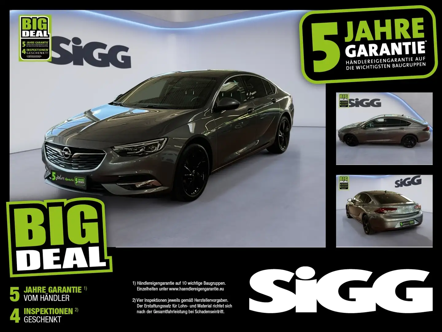 Opel Insignia B Grand Sport 1.5 Turbo Ultimate Bose Sound Leder Grau - 1