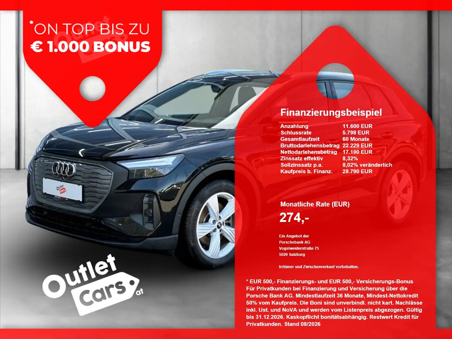 Audi Q4 e-tron 40 e-tron Schwarz - 1
