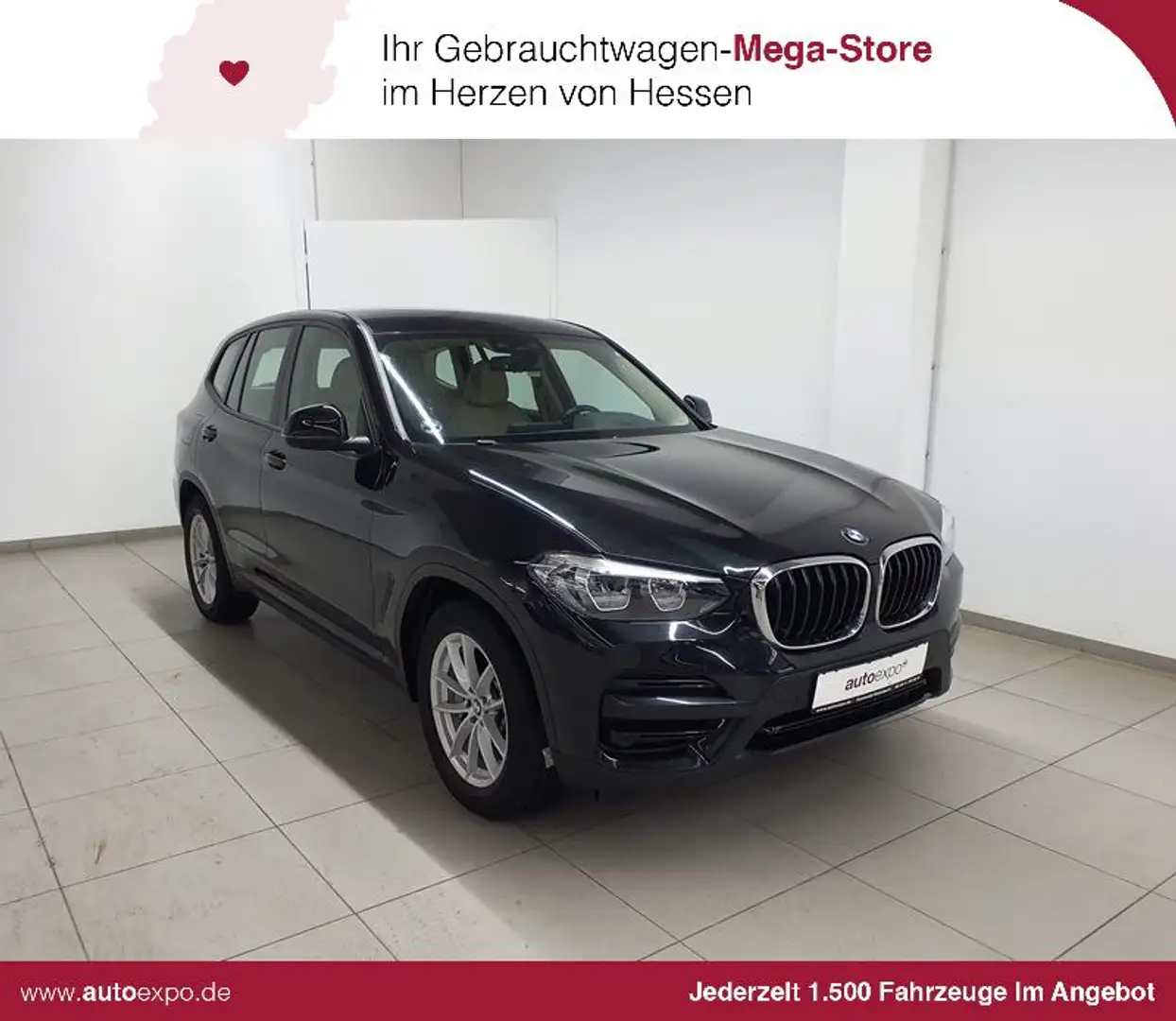 BMW X3 X3 xDrive30i Aut. Advantage Navi Leder HuD Noir - 1