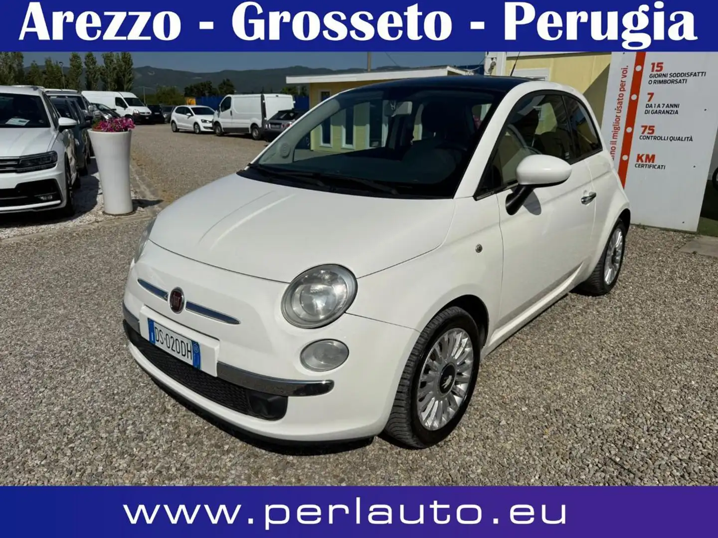 Fiat 500 1.2 Lounge Blanco - 1