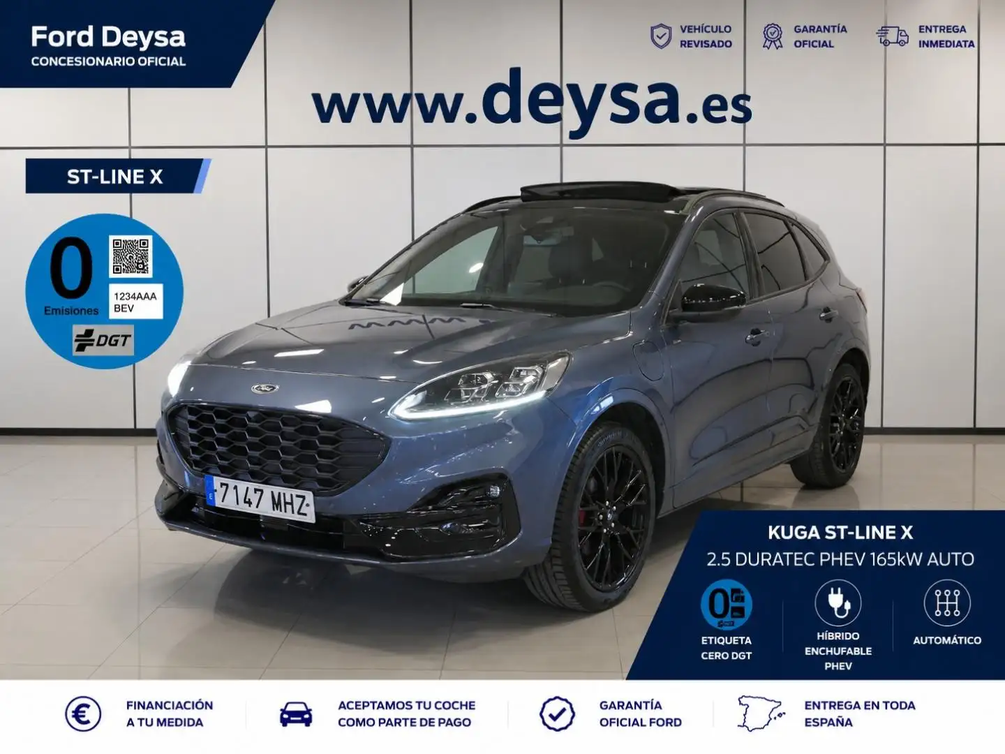 Ford Kuga ST-Line X 2.5 Duratec PHEV 165kW Auto Azul - 1