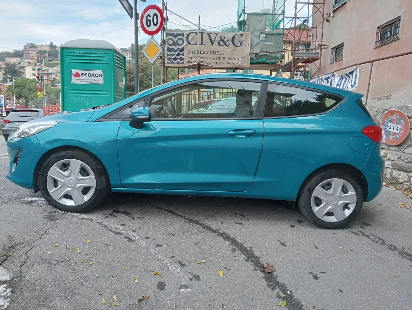 Ford Fiesta Fiesta VII 2017 3p 3p 1.1 Plus 70cv Blu/Azzurro - 1