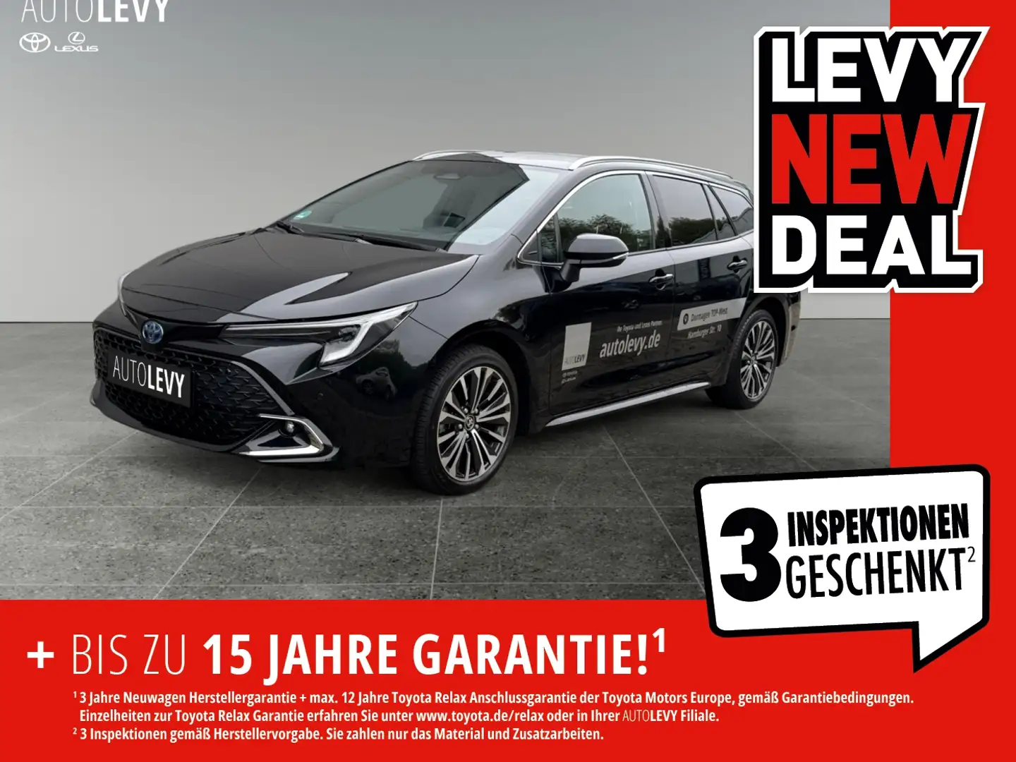 Toyota Corolla TS 2.0 TEAMPLAYER PLATZ OHNE ENDE! Schwarz - 1