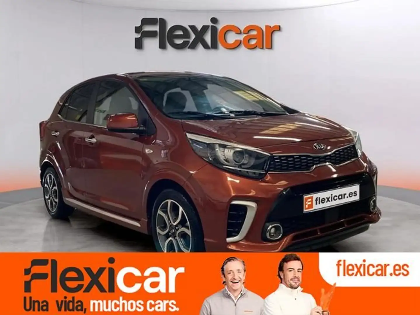 Kia Picanto 1.2 CVVT GT Line Aut. Naranja - 1