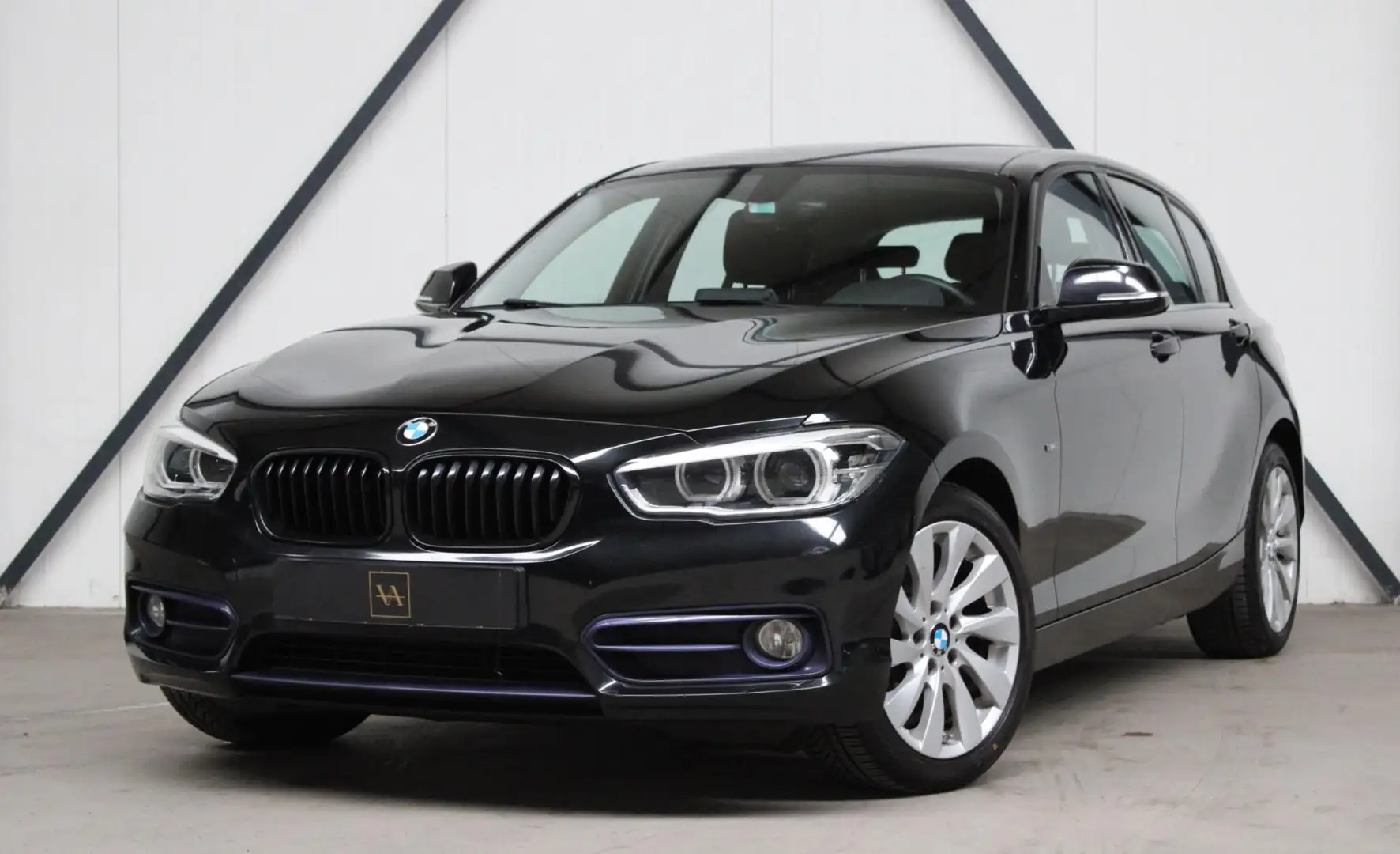 BMW 116 1-serie 116i Sport l Cruise l Led l Clima l PDC Negro - 1