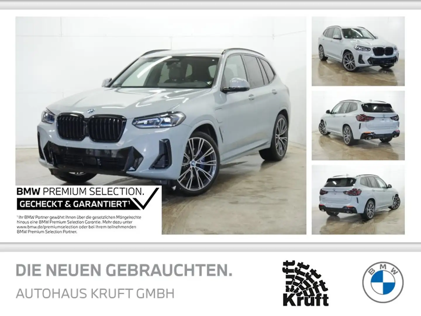 BMW X3 xDrive30e M SPORT+PANO+AHK+LASERLICHT+KAMERA Grau - 1