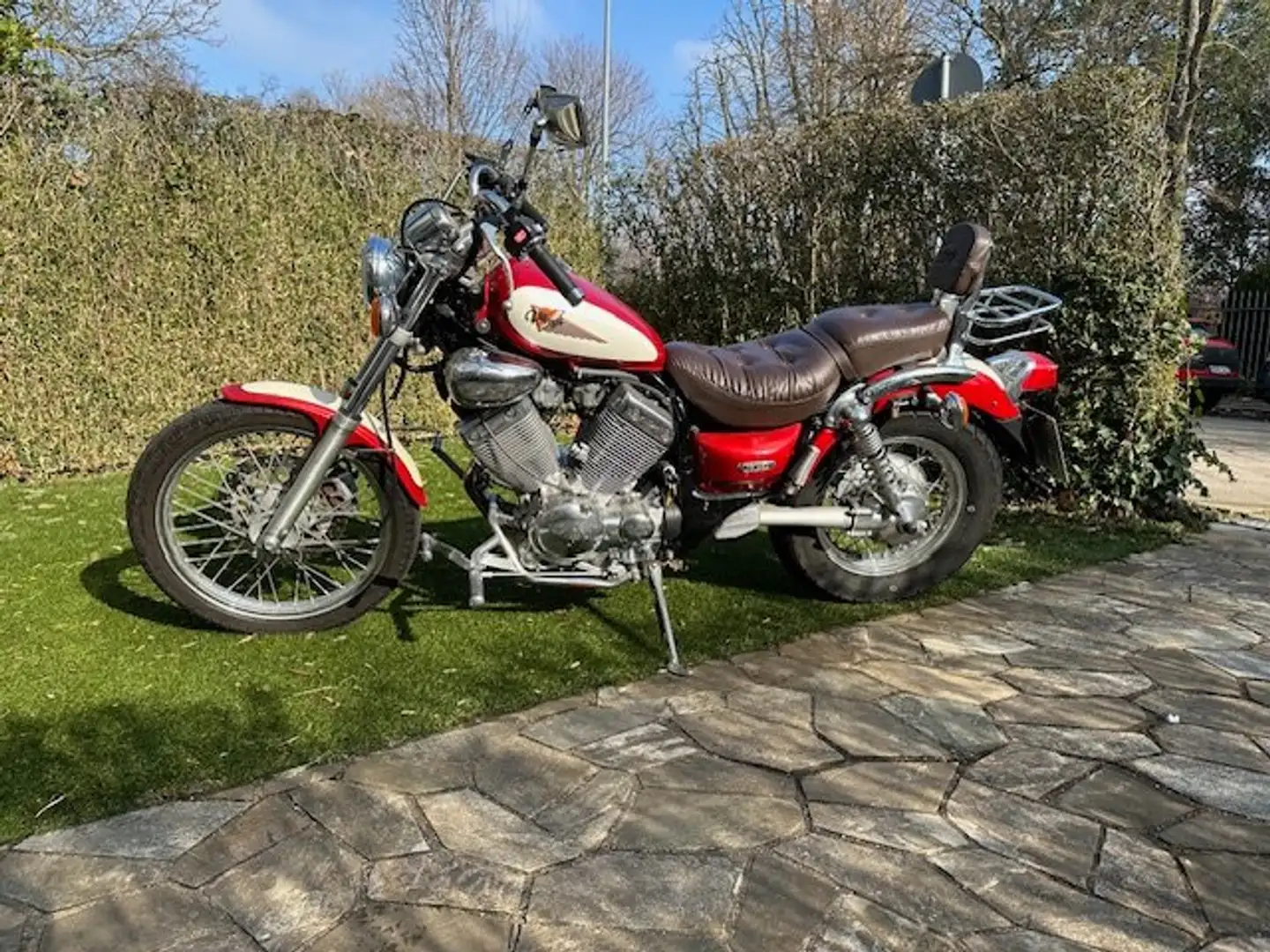 Yamaha XV 535 Garagenfahrzeug, nur im Sommer gefahren, Roşu - 1