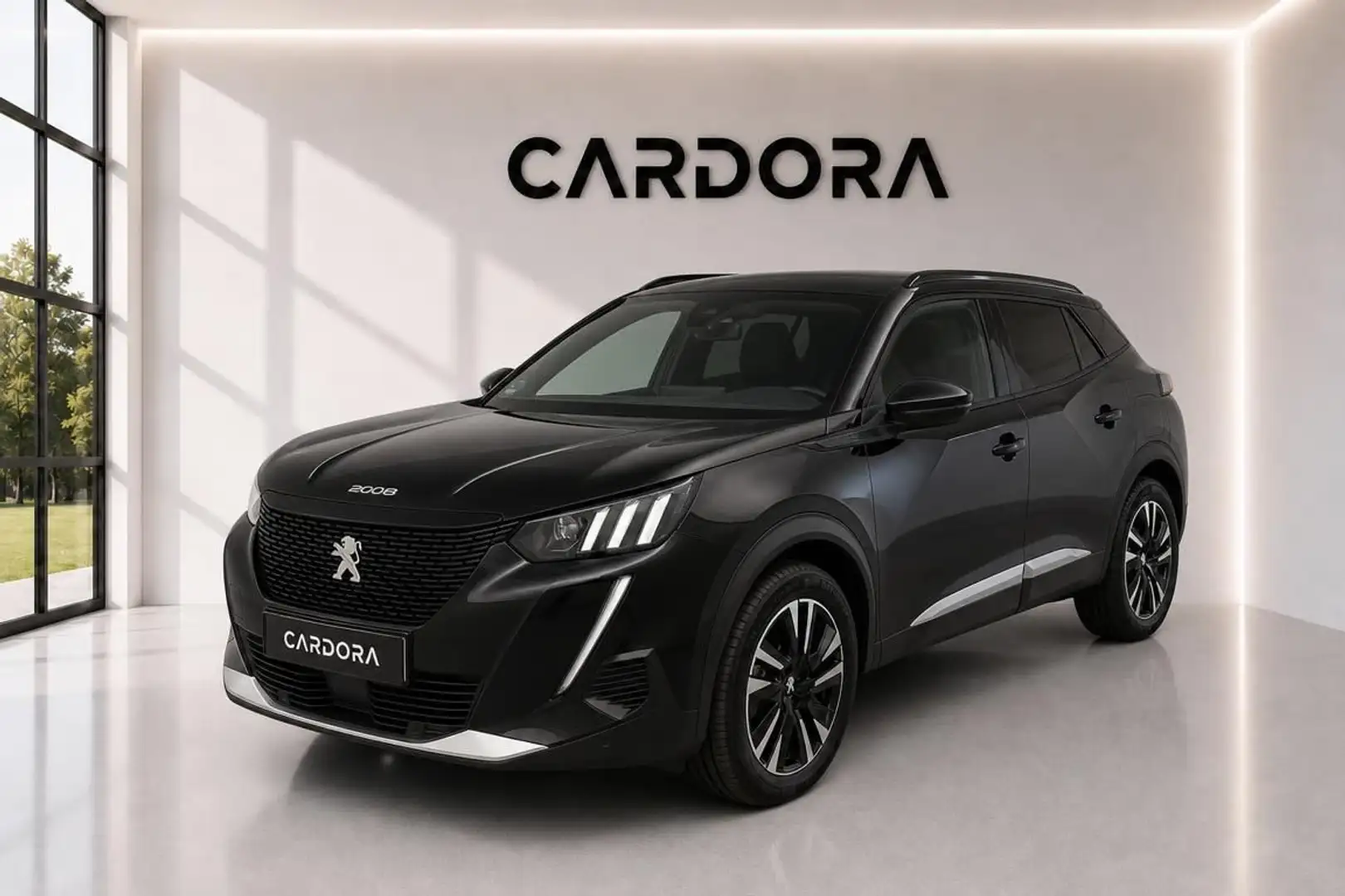 Peugeot 2008 Elektromotor (e-)GT LED*LEDER*NAVI*RFK*TEMP*PDC Schwarz - 1