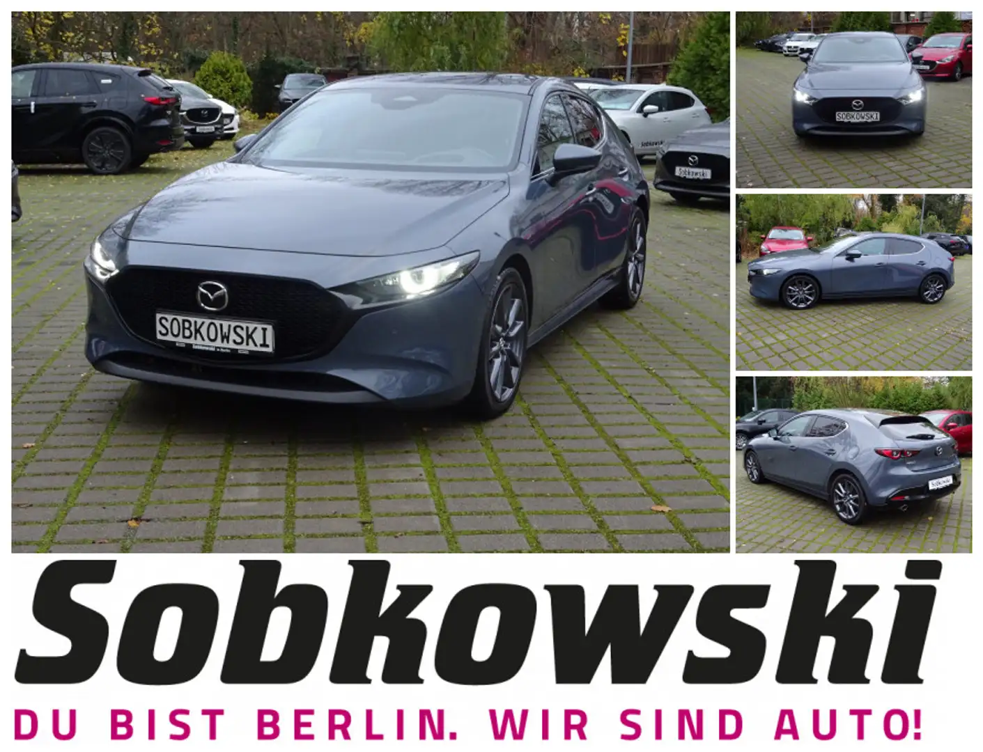 Mazda 3 2.0L e-SKYACTIV G 150 Exclusive-line DASO DESI Grau - 1
