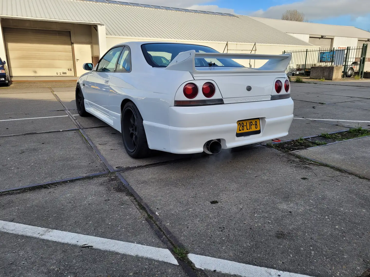 Nissan Skyline R33 gtst Bílá - 2