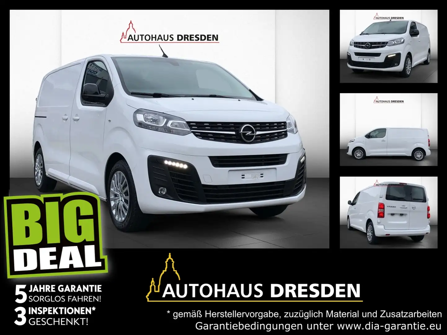 Opel Vivaro Kasten 1.5 D *JETZT MIETEN* Weiß - 1