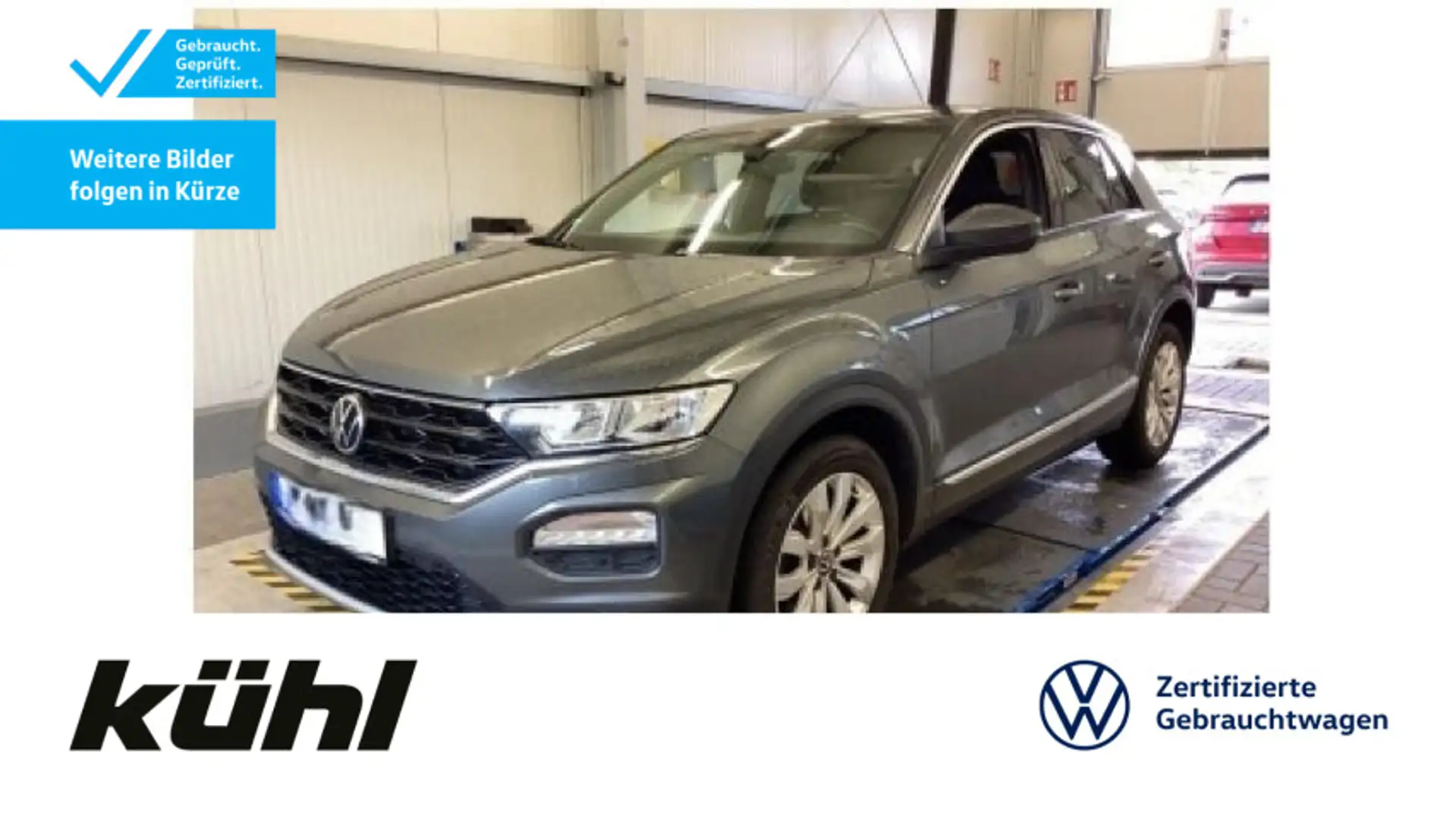 Volkswagen T-Roc 1.5 TSI DSG Sport ACC/Assistenz/17"/App Grau - 1