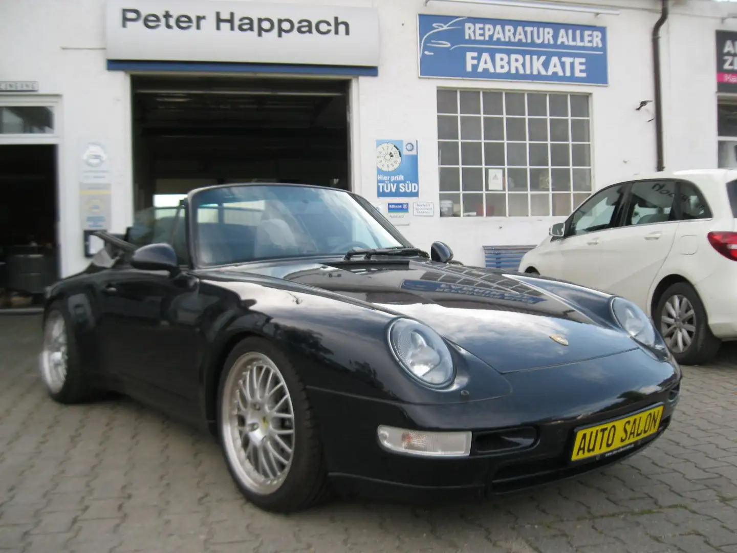 Porsche 993 Carrera Cabriolet Classic Data 2+ Topzustand Blau - 1