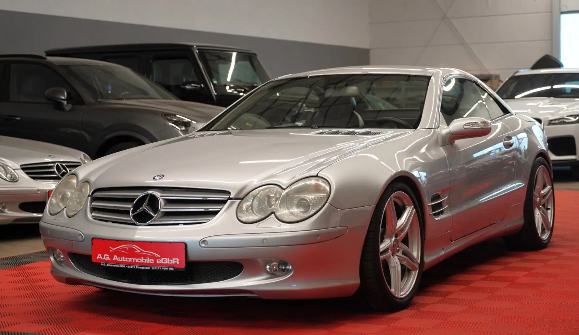 Mercedes-Benz SL 350 AMG Roadster Aut. Xenon*Harman/Kardon* Argent - 1