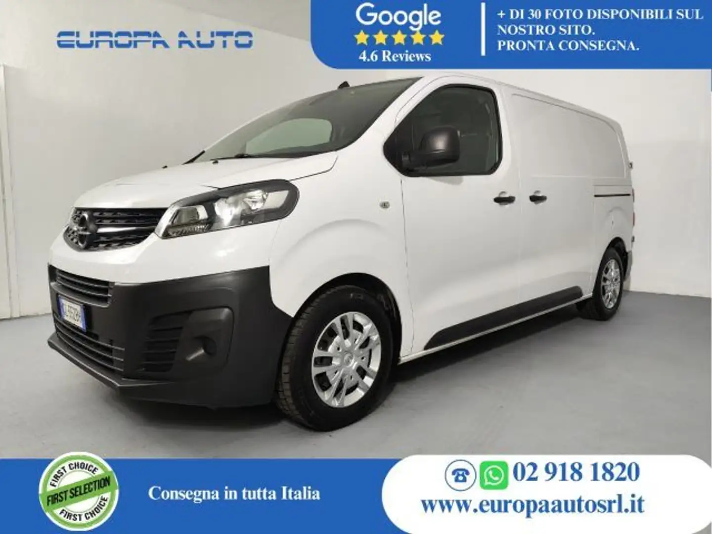 Opel Vivaro 1.5 Diesel 120CV S&S PL-TN M Furgone Enjoy Bianco - 1