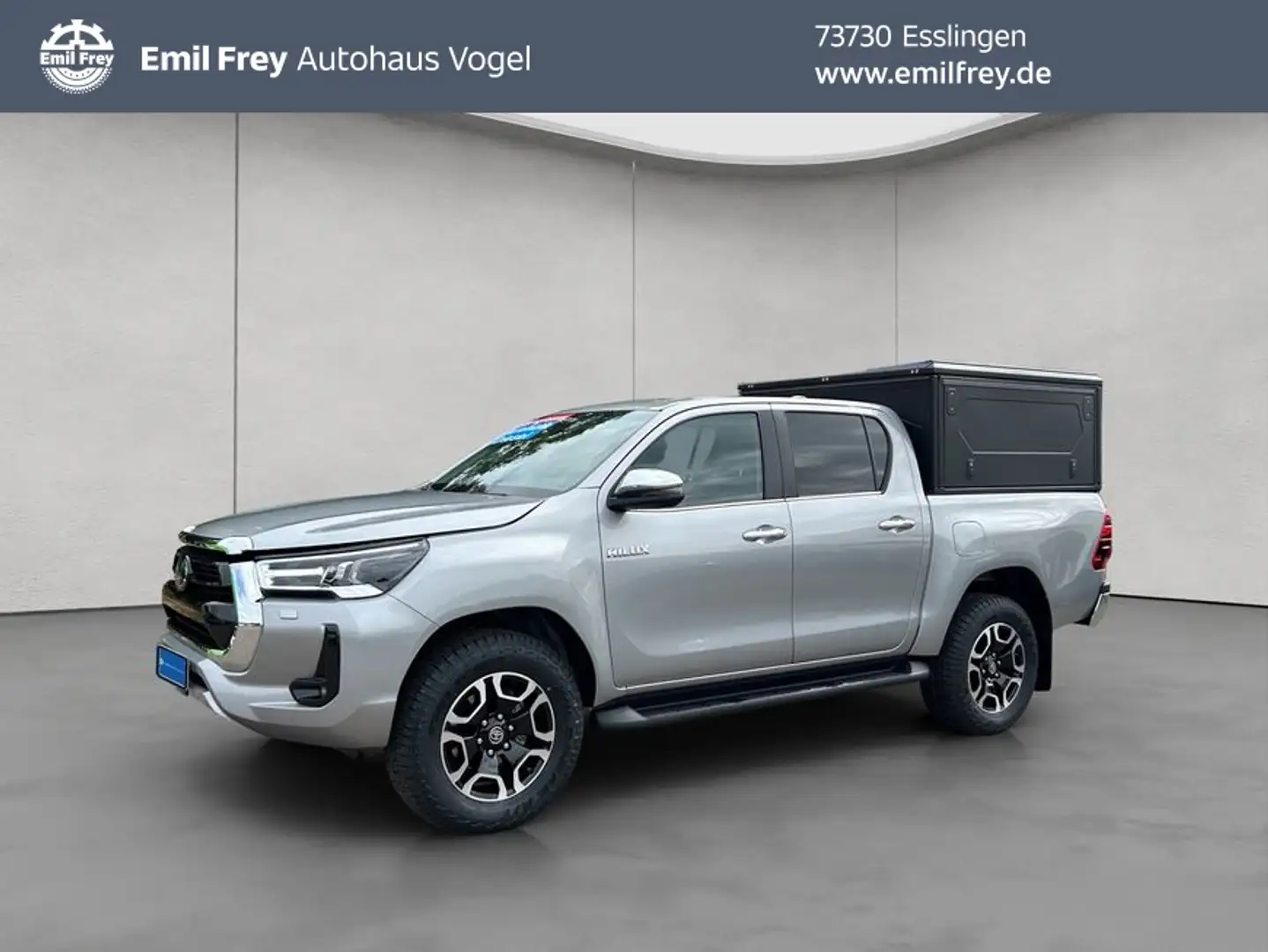 Toyota Hilux HiLux 4x4 Double Cab MHEV Exec. Alu-Cab Silber - 1