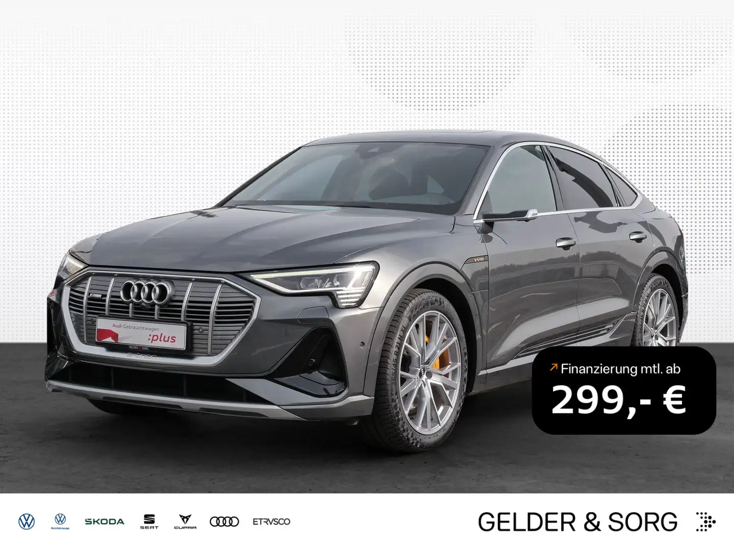 Audi e-tron 50 qu S line Pano*360°*B&O*Tour Grey - 1