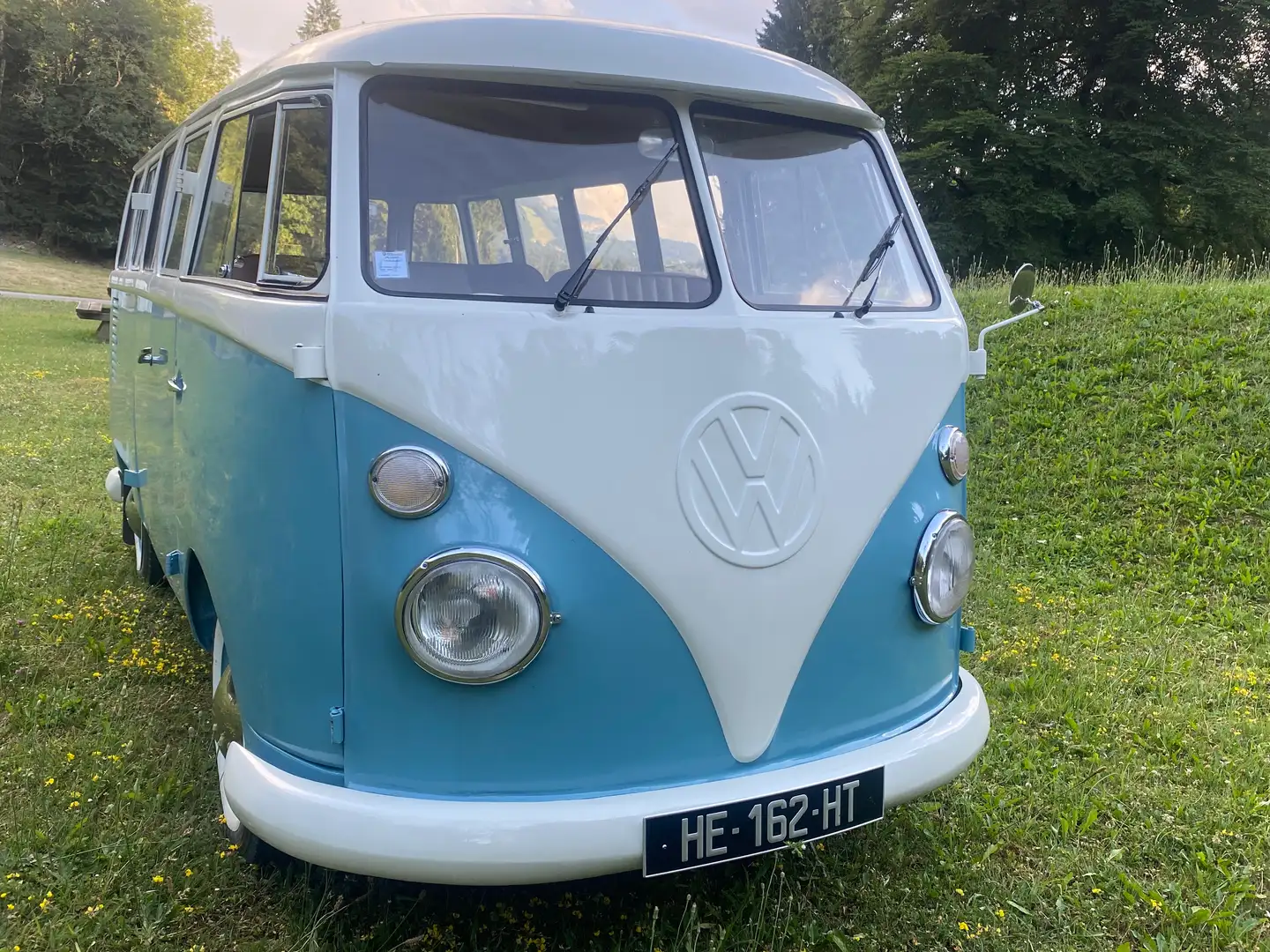 Volkswagen T1 Combi Bleu - 2