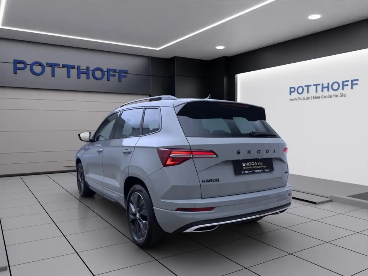 Skoda Karoq 2.0 TSI DSG 4x4 SPORTLINE MATRIX SITZHZG VIRTUAL Grau - 2