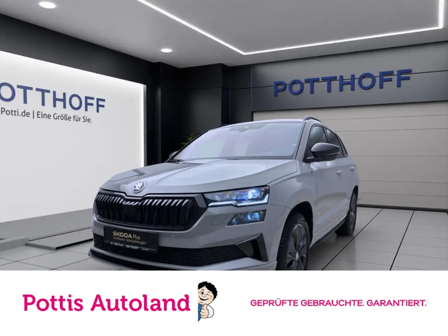 Skoda Karoq 2.0 TSI DSG 4x4 SPORTLINE MATRIX SITZHZG VIRTUAL Grau - 1