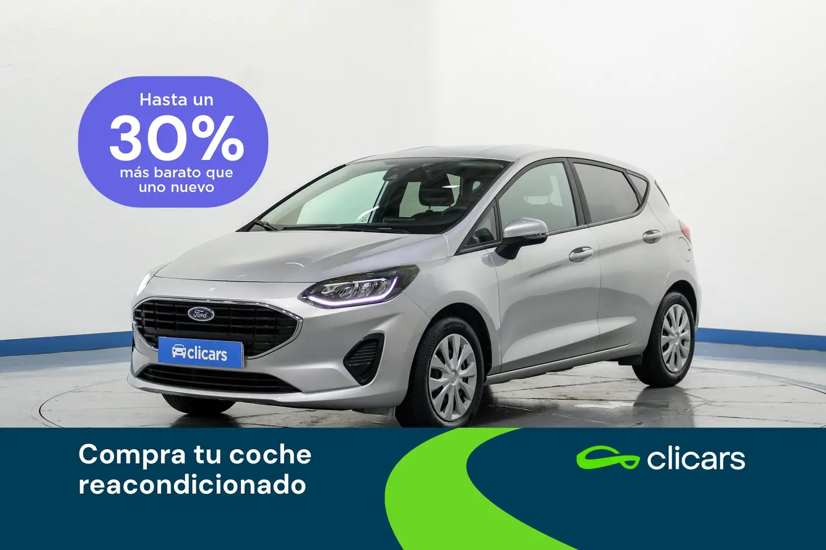 Ford Fiesta 1.1 Ti-VCT Trend Plateado - 1