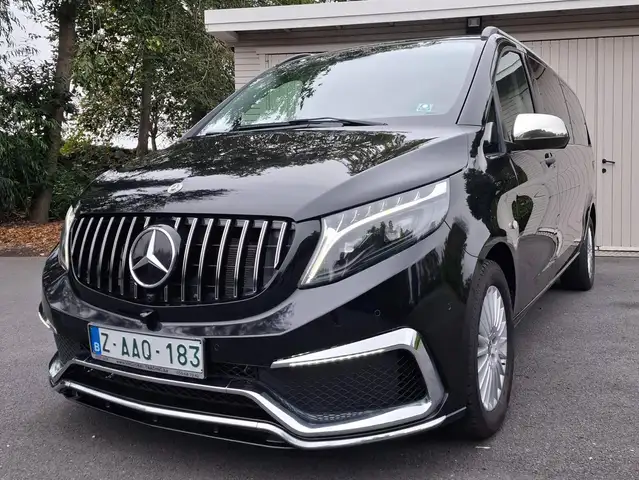 Mercedes-Benz Vito 119L3 met 190PK,Navig,Autom,Camera,Verw.zetels,TREKH.afneemb.2500kg,BI-Xenon,Led,Lichte Vracht 5 Zitplaatsen,ZW.Metalic