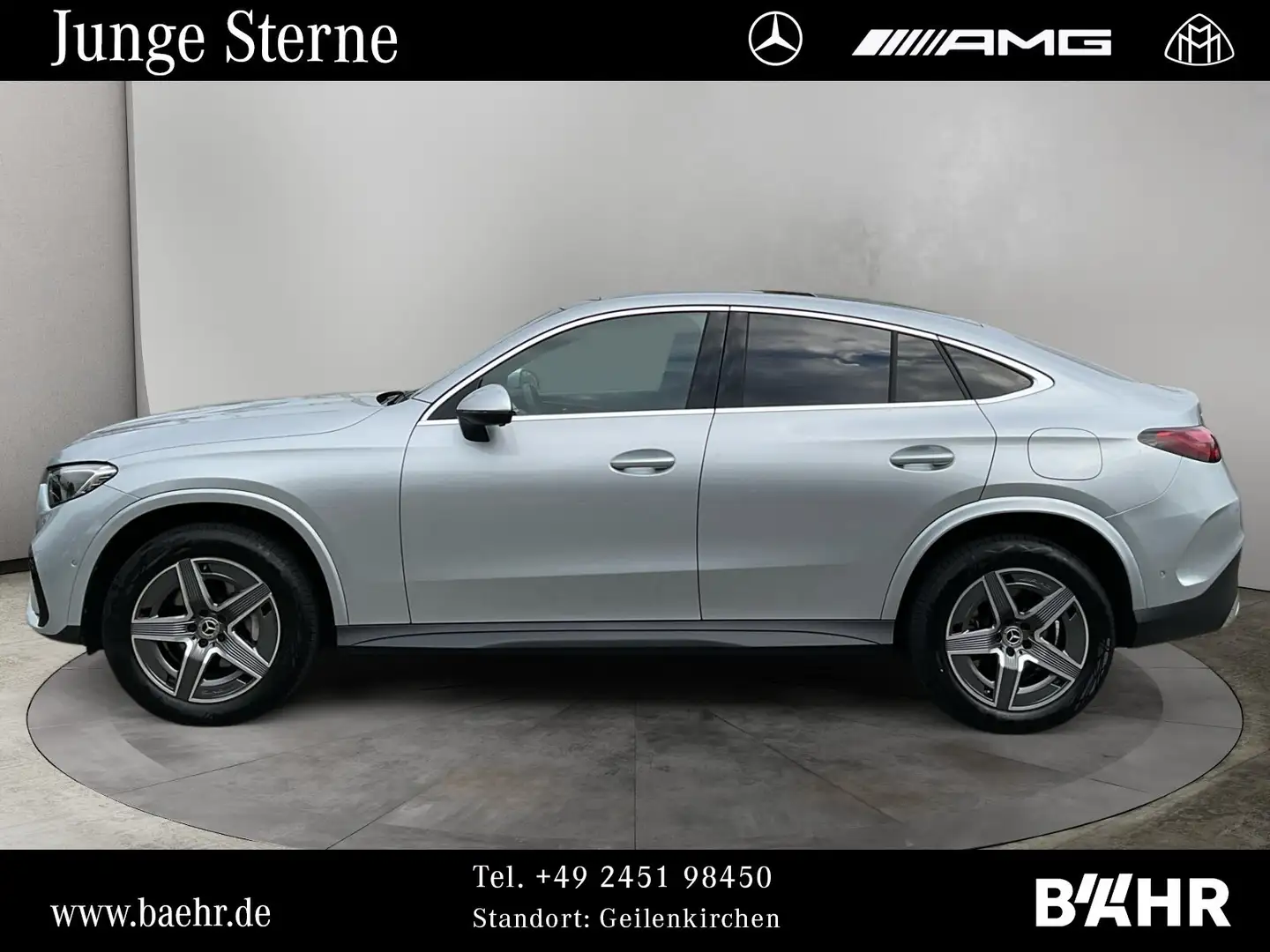Mercedes-Benz GLC 400 GLC 400 e 4M Coupé AMG/MBUX/LED/AHK/Pano/LMR-19" Argent - 2