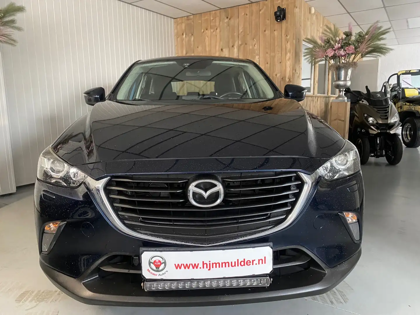 Mazda CX-3 2.0 SkyActiv-G 120 SKY, TREKHAAK, BLUETOOTH, NAVI, Blauw - 2